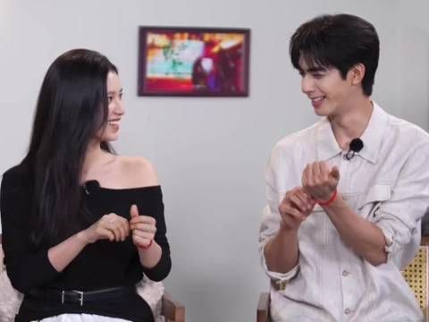 宋威龙给张婧仪系红绳 “我们的红线藏在血管里”