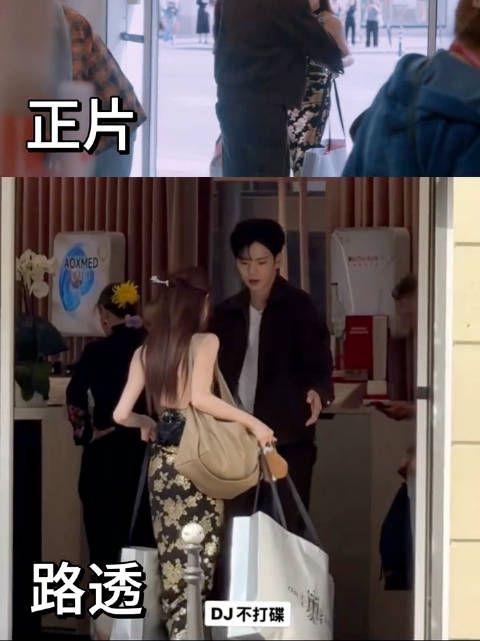 弟弟本来在忙的,但是抬头看见姐姐后,手直接转弯去接住姐姐手里的袋子