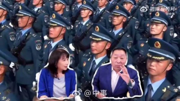 陈凤馨问：参加阅兵的战士怎么颜值都这么高？