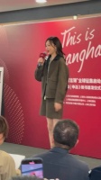 唐嫣上海活动亮相状态优雅自信