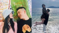 张馨予建军节和军人老公庆祝结婚七周年，何捷抱着她举高高霸气十足