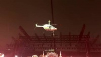 韩庚乘直升机空降演唱会开场，二十周年献酷炫舞台