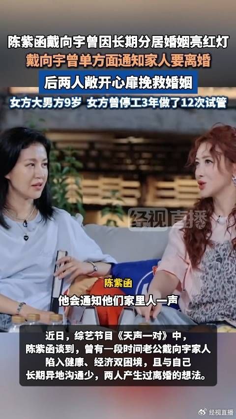 陈紫函自爆因长期分居婚姻亮红灯
