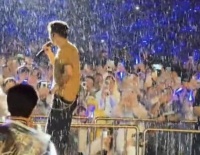 谢霆锋广州演唱会遇连场暴雨，苏炳添携妻后台探班引热议