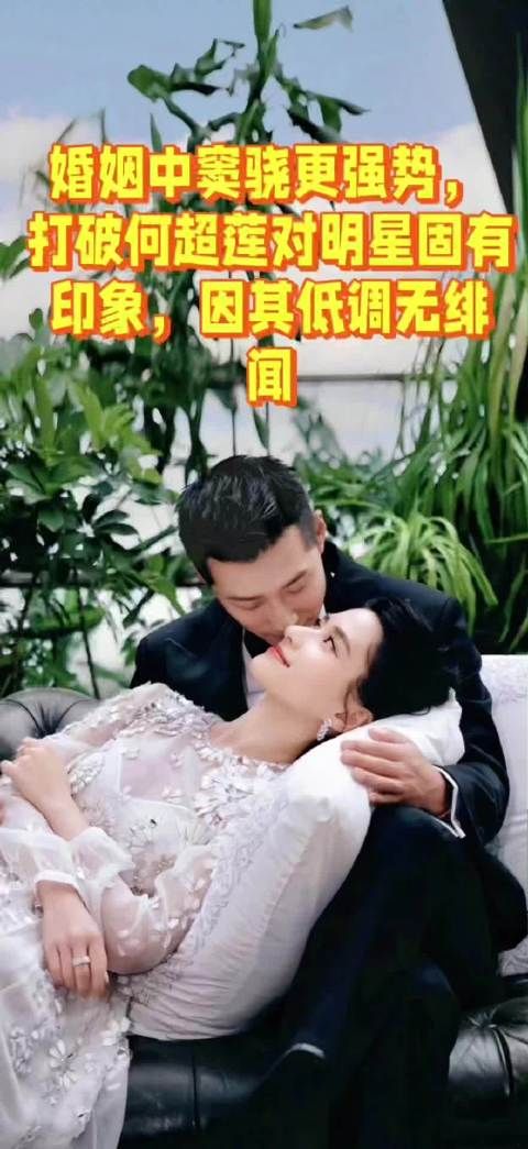 婚姻中窦骁更强势,打破何超莲对明星固有印象,因其低调无绯闻