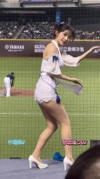 台湾啦啦队美女,好养眼,快点统一
