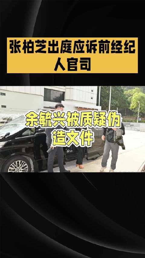 张柏芝出庭应诉前经纪人官司
