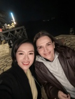 章子怡晒与朱丽叶・比诺什合照 国际女神同框氛围感拉满