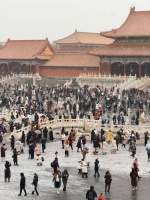 古装打卡和铜锅涮肉成初雪标配！故宫搜索涨60%，南门涮肉热度翻倍！