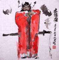 王南暄，不是被捧红的画家