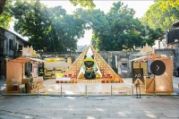 去佛山岭南天地邂逅“埃及猫”