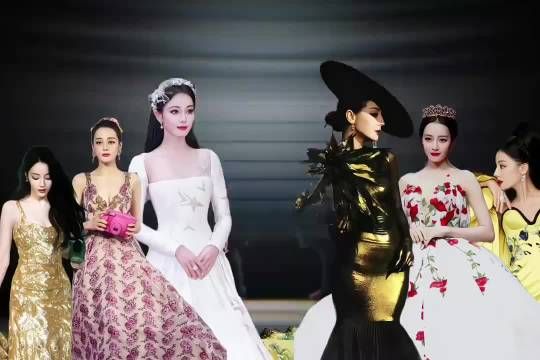 迪丽热巴的红毯，这才是女王级别的