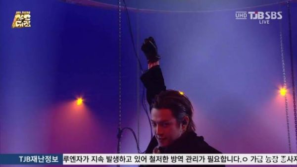 ATEEZ SBS歌谣大战好震撼的开麦！