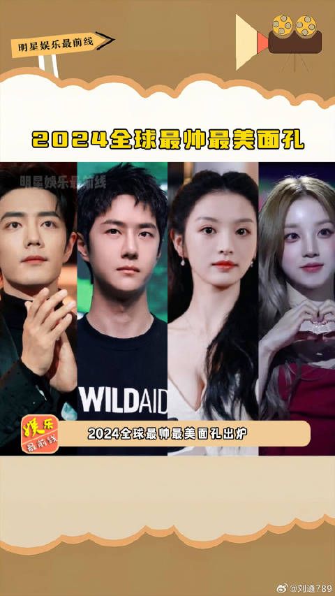 2024全球最帅最美面孔,有你喜欢的男女明星嘛~王一博 田曦薇