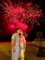 TVB女星与拍拖十年男友晒恩爱被指孕味浓，网友：是不是怀孕了