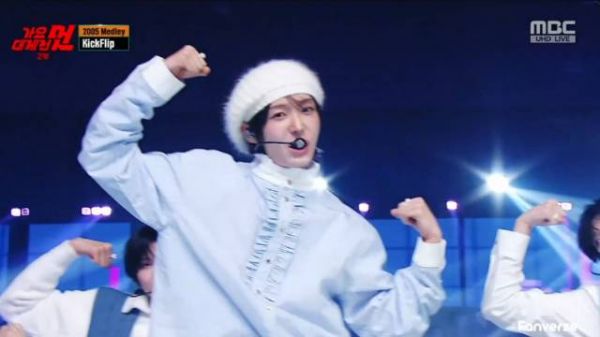 251231 MBC歌谣大祭典 kickflip《lovely》cover现场(原唱金钟国)