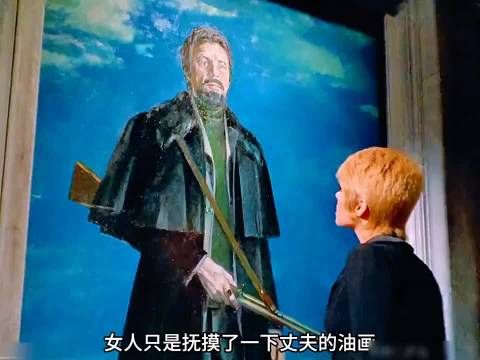 女人只是摸了一下丈夫的油画,竟发现了惊人一幕!