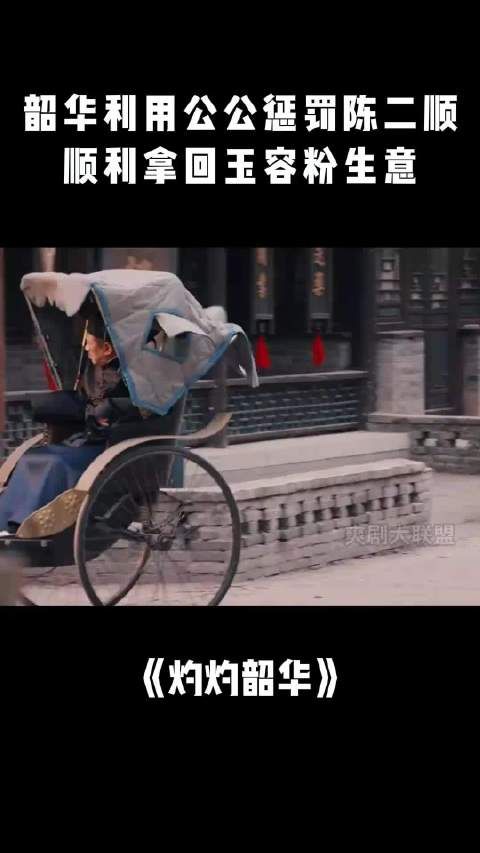 灼灼韶华:韶华利用公公惩罚陈二顺,顺利拿回玉容粉生意!