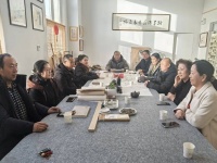 杜成元一行走进尖草坪区老年书画家协会