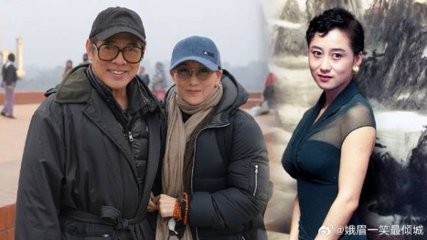 李连杰利智合体秀恩爱,62岁利智自然老去,赚20亿也不懂得享受