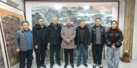 杜成元一行走进太原市晋源区老年书画家协会调研