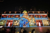 新春光影亮相张园，静安国际光影展开幕