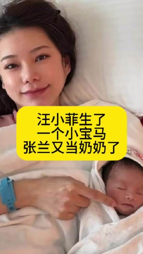 汪小菲生了一个小宝马，张兰又当奶奶了