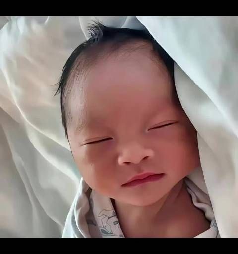 马筱梅晒娃照证未整容，小汪宝五官酷似妈妈