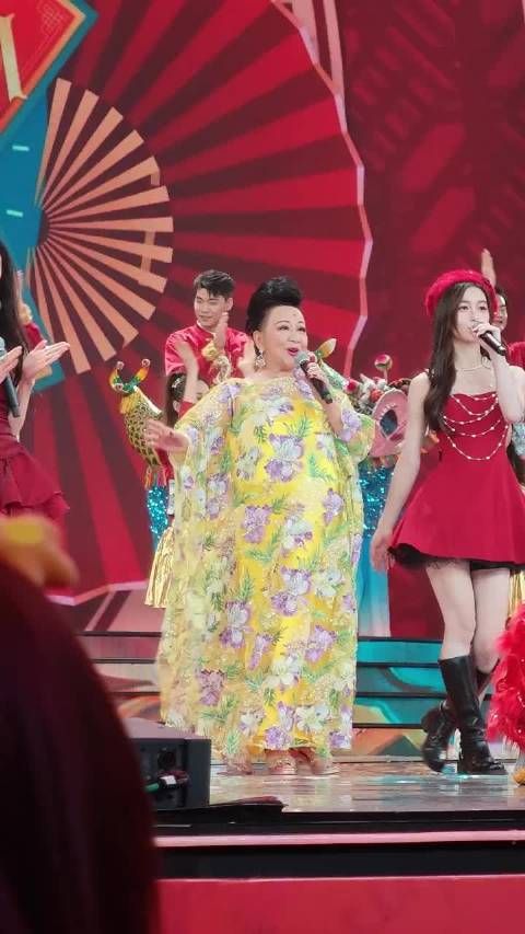 76岁薛家燕现身陈松伶演唱会,腿细肚大需搀扶