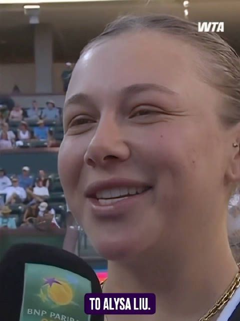 阿尼西莫娃赛后表白刘美贤:她是我的榜样