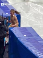 花滑第一姑娘刘美贤，那叫一个爽！