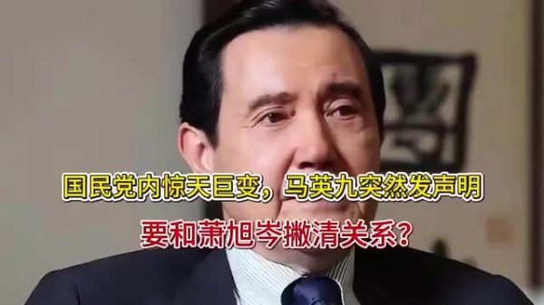 马英九一纸声明直接将共事多年的“心腹”萧旭岑推上“风口浪尖”