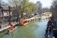 二月二龙抬头，广西阳朔非遗“金龙巡游”游进北京长河