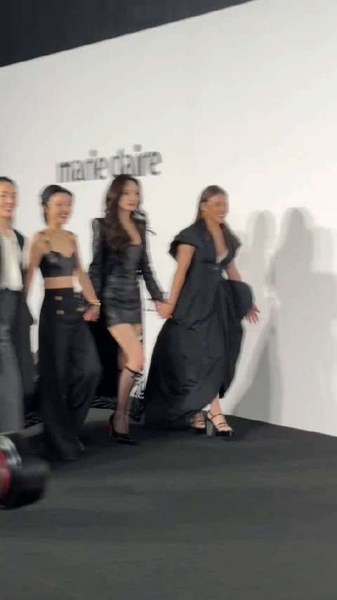 杨幂嘉人红毯现场 中简丝袜搭配CL高跟,今晚是女王幂