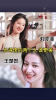 刘亦菲vs王楚然，长得像的两个人，谁更美？
