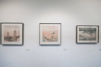 丘挺个展“抬头见喜”：一场意外脚伤带来的视觉叙事