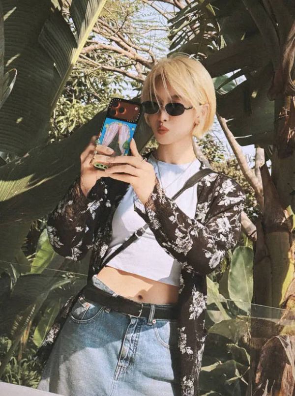 宋茜的造型好大气。