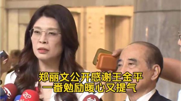 郑丽文公开感谢王金平，一番勉励暖心又提气！