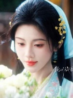 露芜衣与寄灵灵域重逢赠花献果