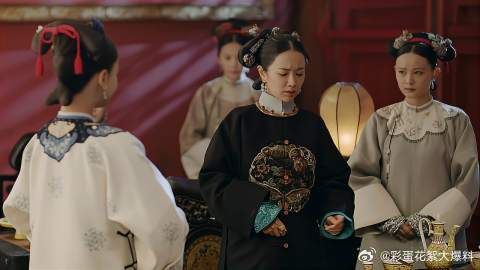 舒贵人骂璎珞，还得意皇上晚上要宠幸她，明玉恨得牙痒