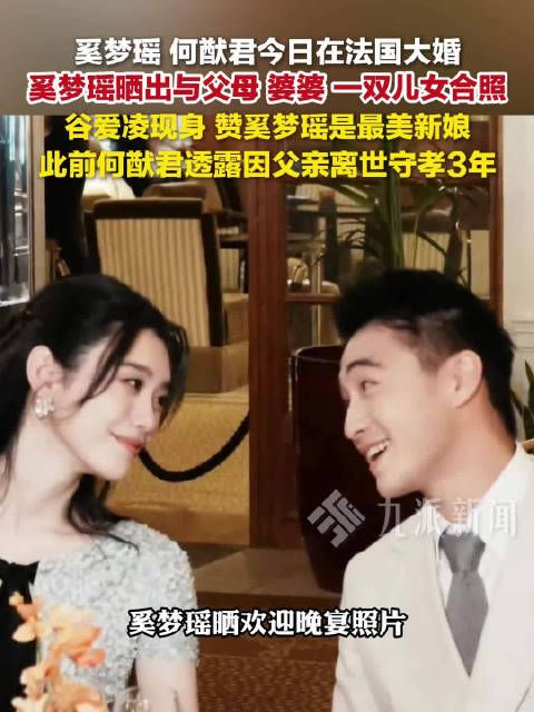 多位明星参加何猷君奚梦瑶婚礼
