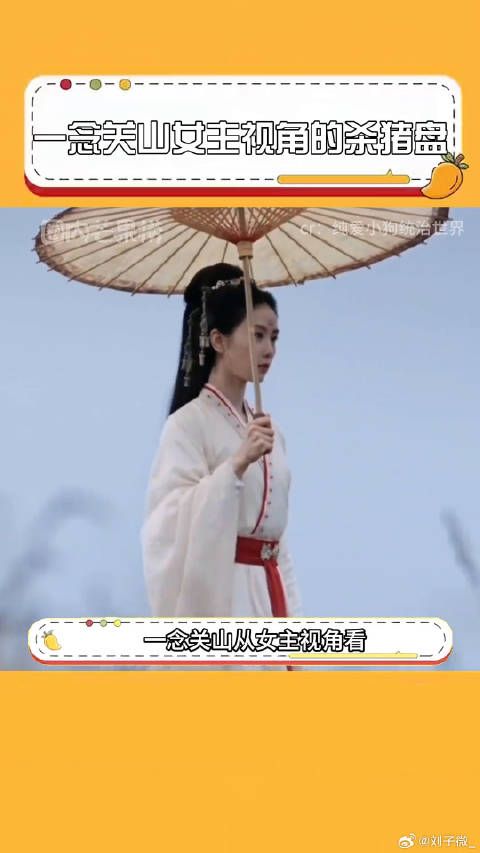 一念关山女主视角的杀猪盘 杀猪盘 刘诗诗 微博VC计划
