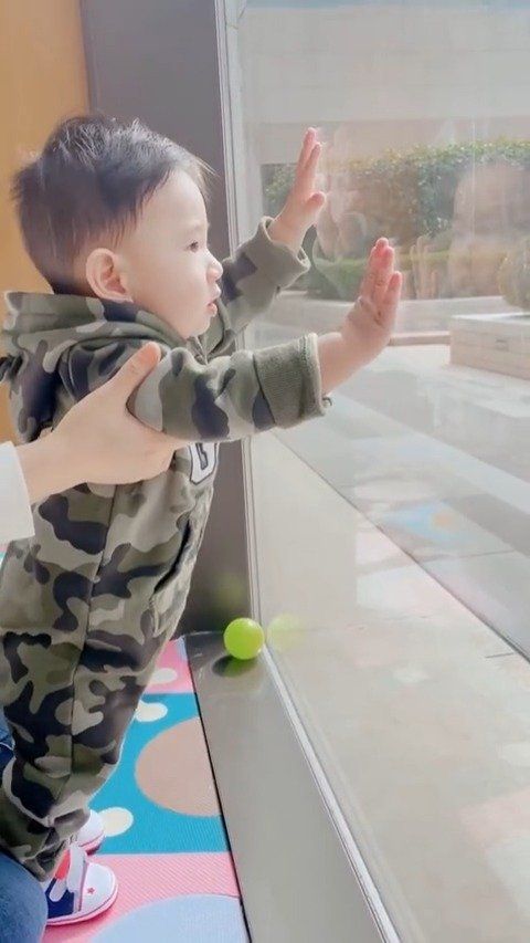 应采儿晒出两个儿子日常互动的视频……