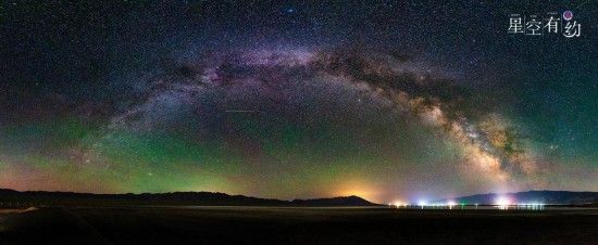 2023年4月16日在重庆刀背梁拍摄的“银河之眼”。（曹啸摄，星联CSVA供图）