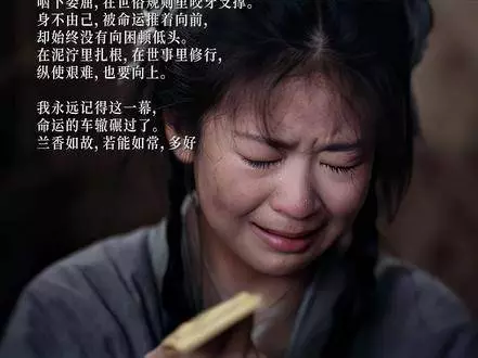 兰香，自此泪落低处，你攀高枝
