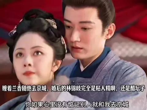 缠着兰香随他去京城，婚后的林锦岐完全是粘人精啊，还是醋坛子 ，兰香如故