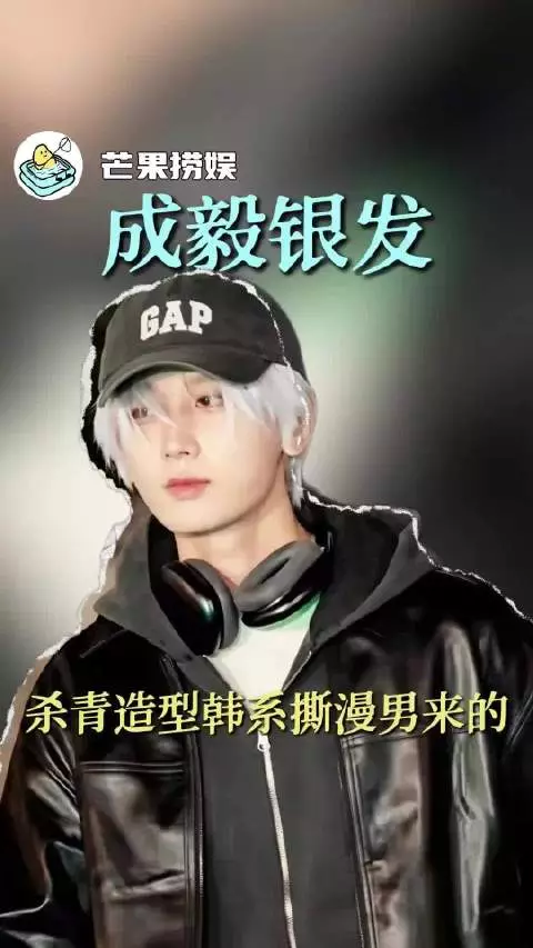 成毅银发爆改韩系撕漫爱豆
