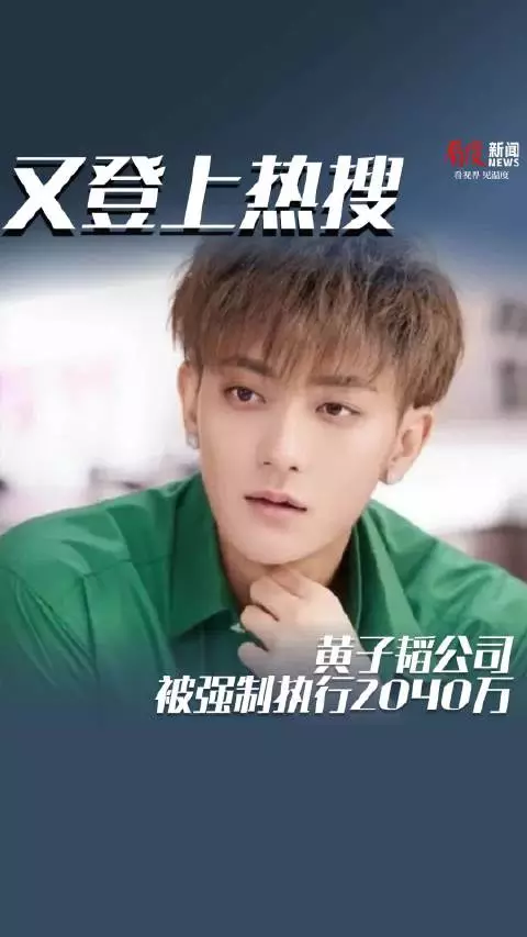 黄子韬公司龙韬娱乐被强执执行标的约2040万元