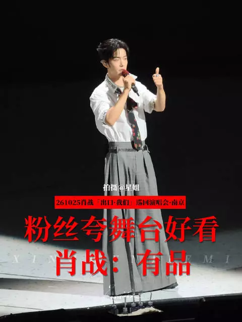 肖战演唱会南京站DAY2 问舞台好看吗有品