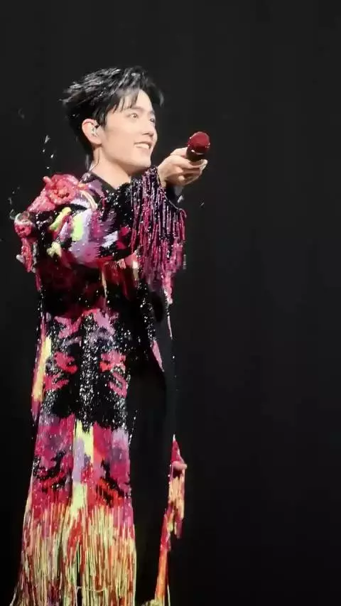 肖战演唱会清唱Allezaimez,现场粉丝有耳福